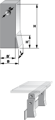 Underlay of platform building block Tischer