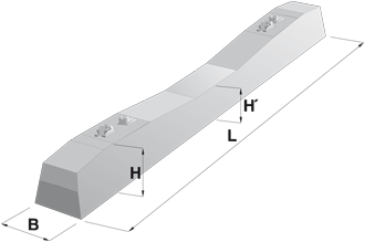 Tramway sleeper B03-DP 07P