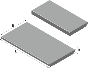 Zádlažbový panel ÚRTŘ 02 vnější 240