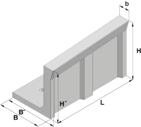 Nástupištní hrana RH 66-50 L
