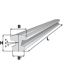 Zakázková výroba železobetonových sloupů PHS 2 - 4.1 - 30°